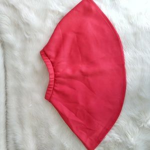 Bright redish pink skater skirt